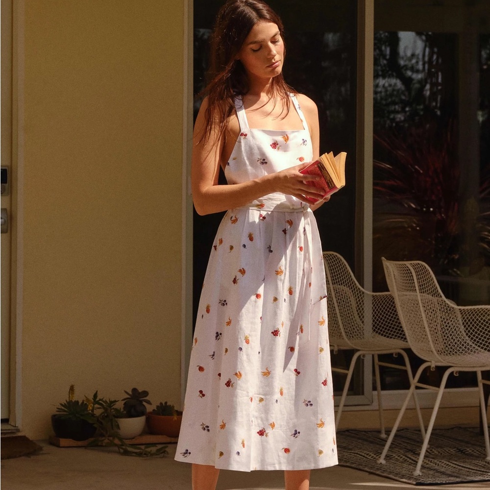 Reformation Cruise Linen Dress
